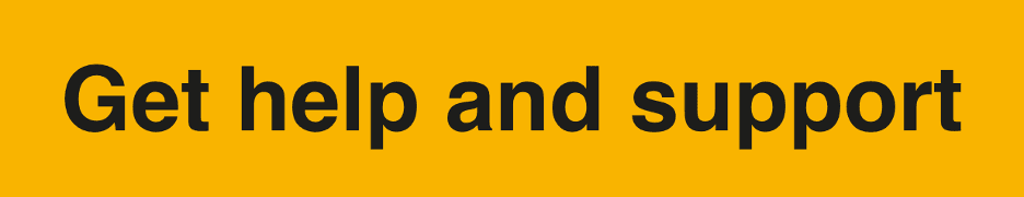 Get help and support - example of content to check the contrast ratio
